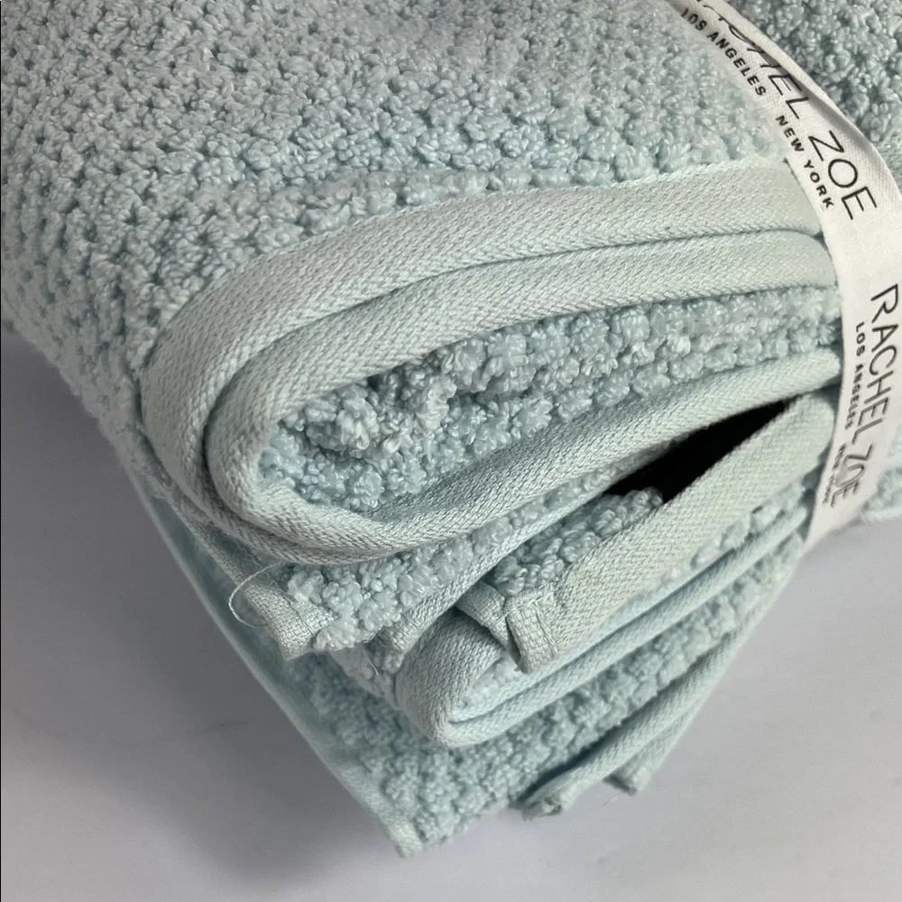 Rachel Zoe Light Blue 6-Piece Cotton Towel Set